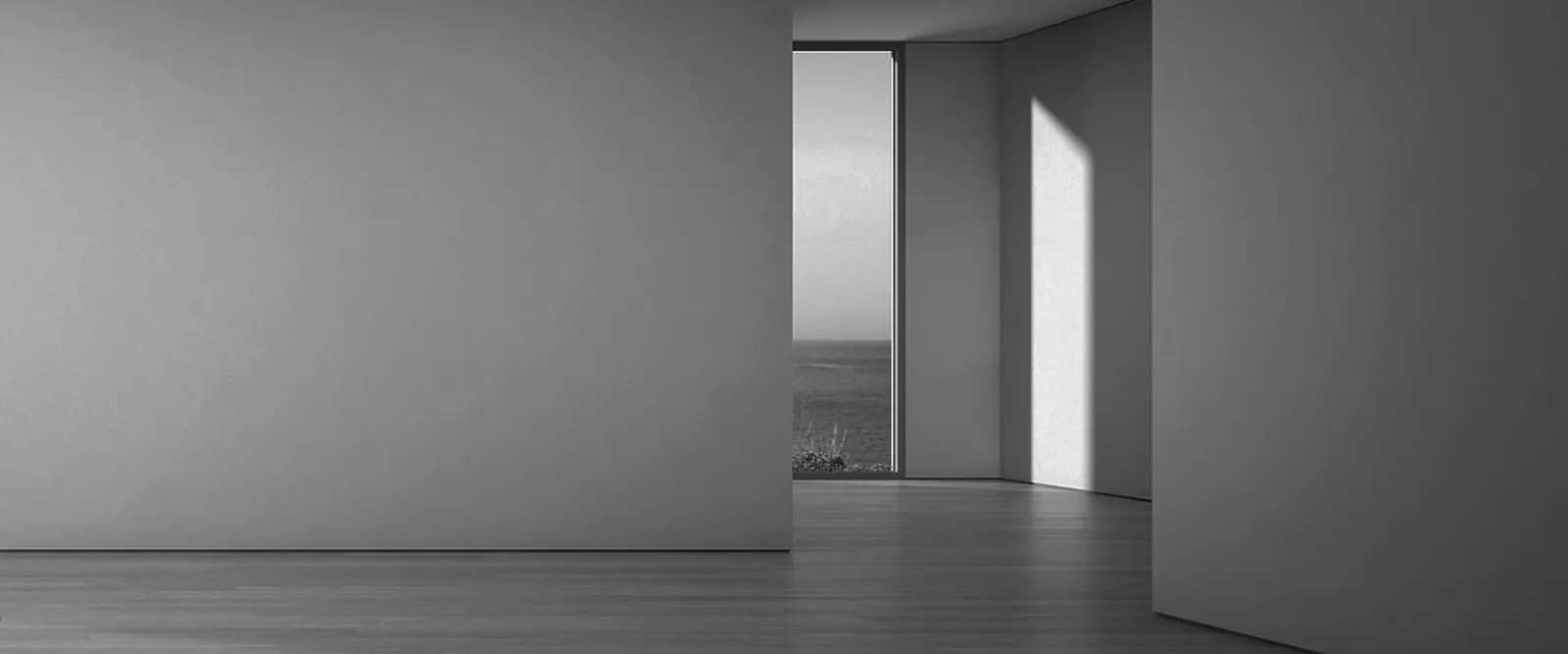 Empty unoccupied room in a vacant property insured by Shielded Insurance